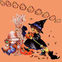 Dzieci przebrane w Halloween